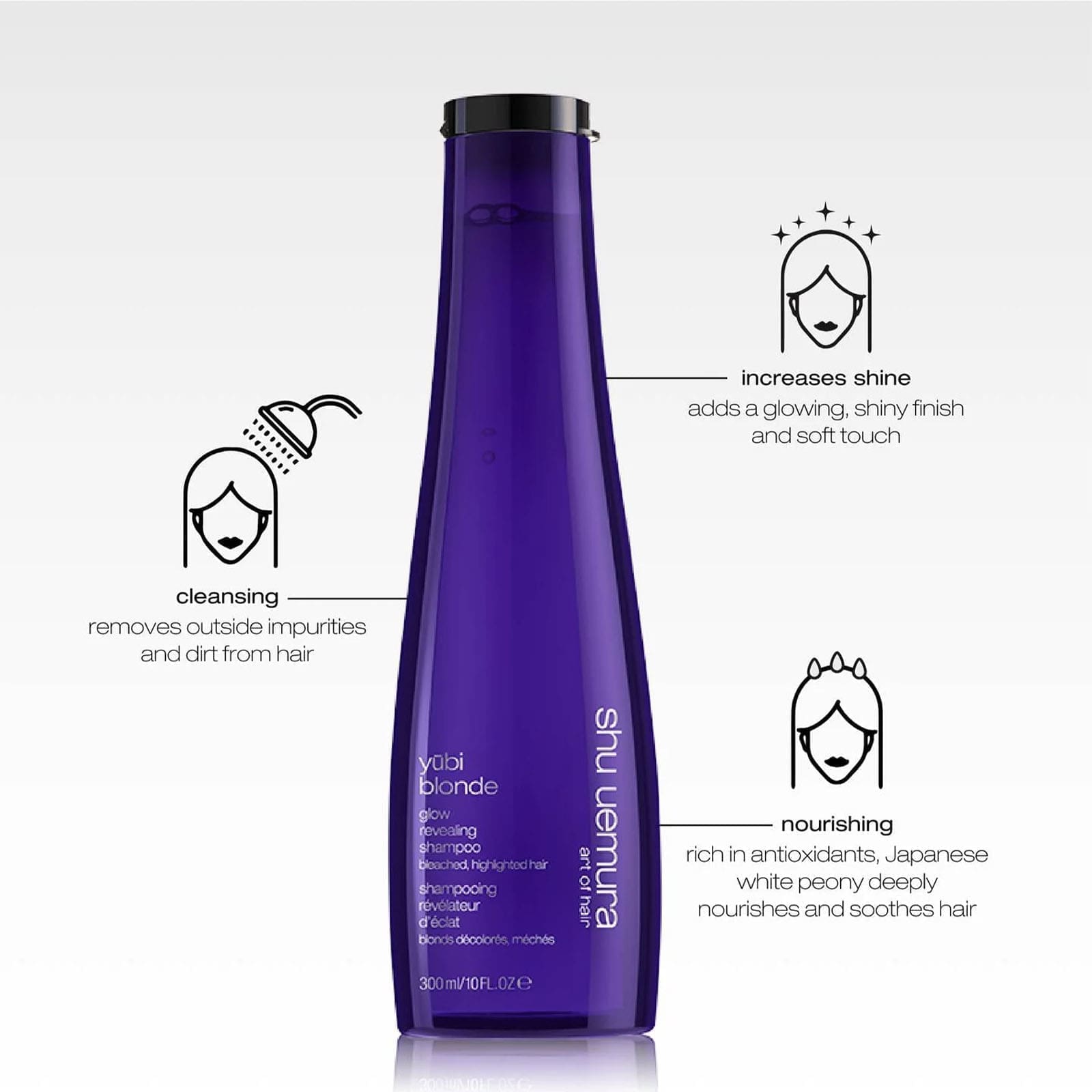 Yūbi Blonde - Glow Revealing Shampoo - 300ml - Image 2