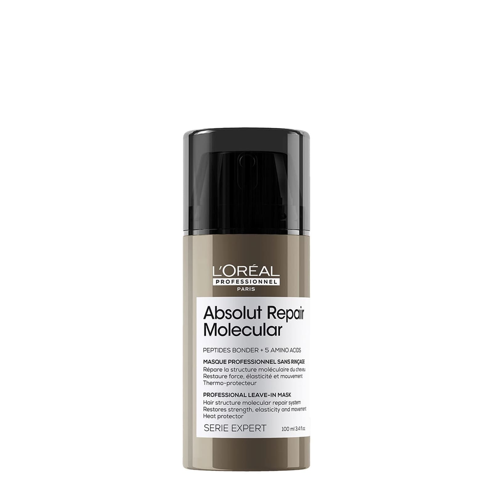 Plastic bottle.loreal professionnel Molecular repair leave in mask