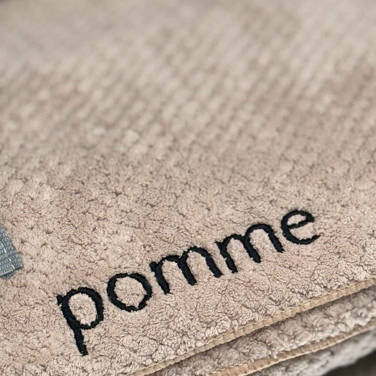 The Pomme Hair Towel - Latte - Image 5