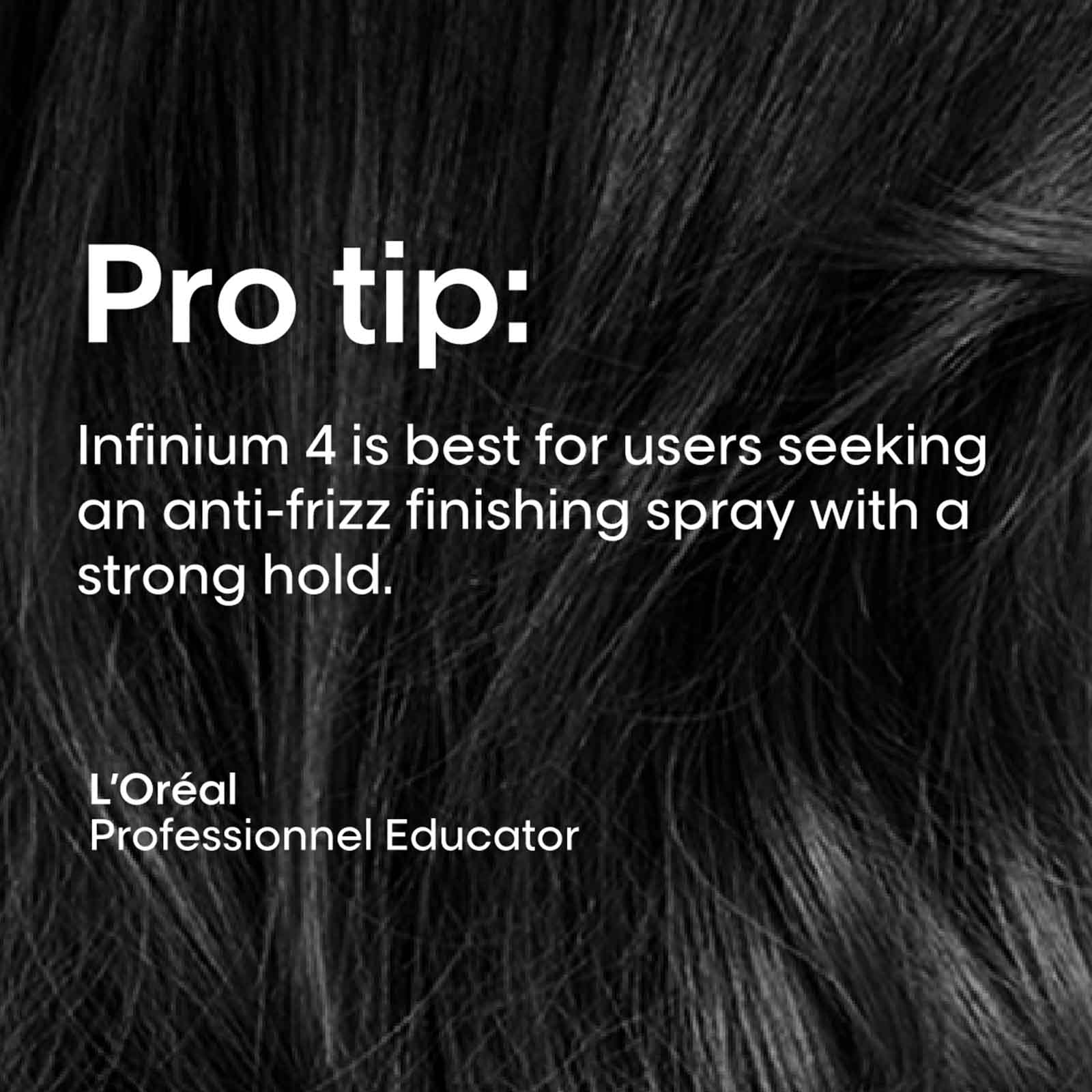 Infinium 4 - Strong Hold Hairspray - 10.2oz - Image 4
