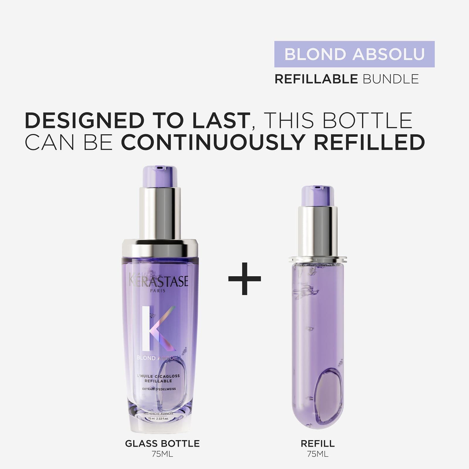 Blond Absolu Cicagloss Hydrating Hair Oil - 75ml - Image 2