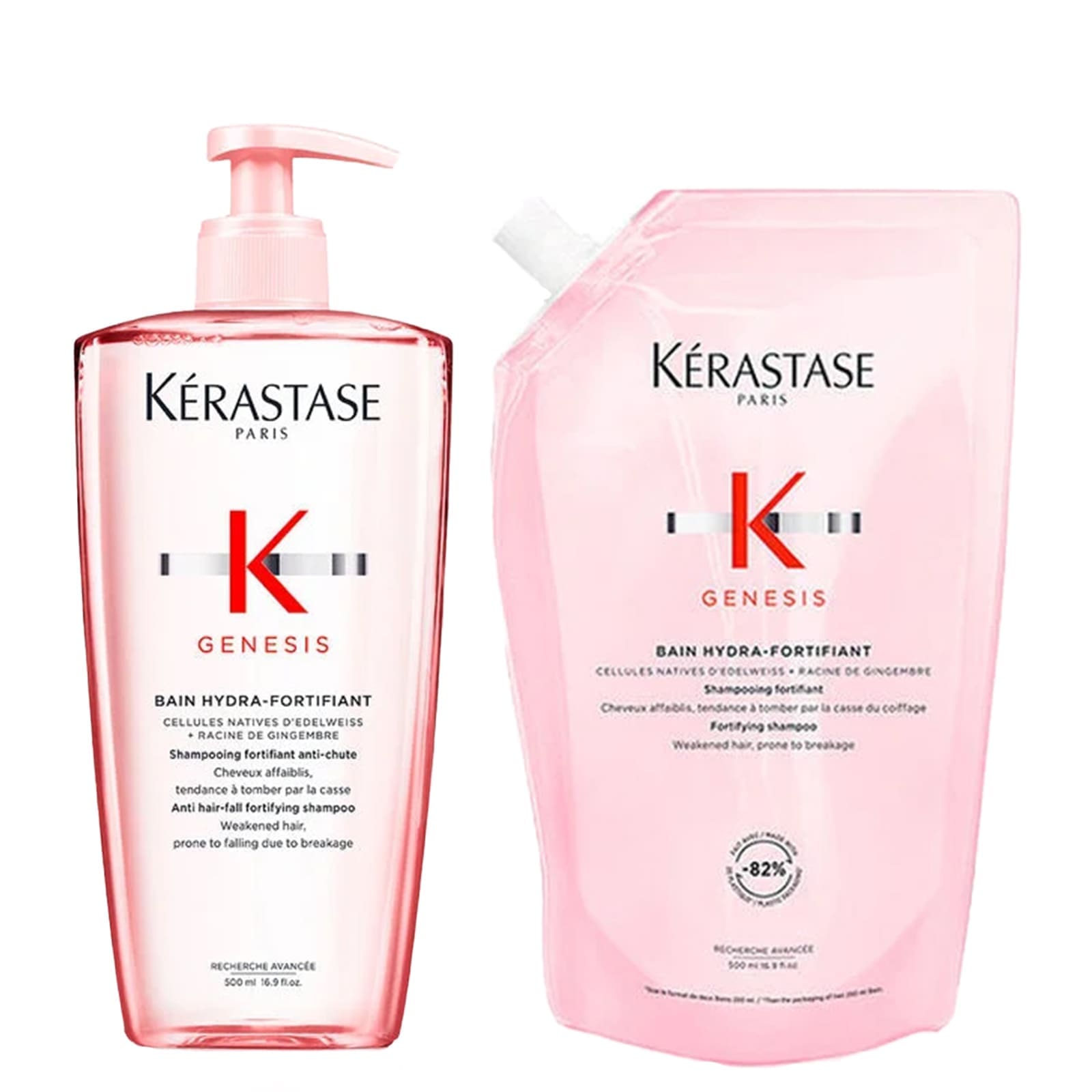 Genesis Hydra Fortifiant: Refill 500ml + 500 ml Bottle