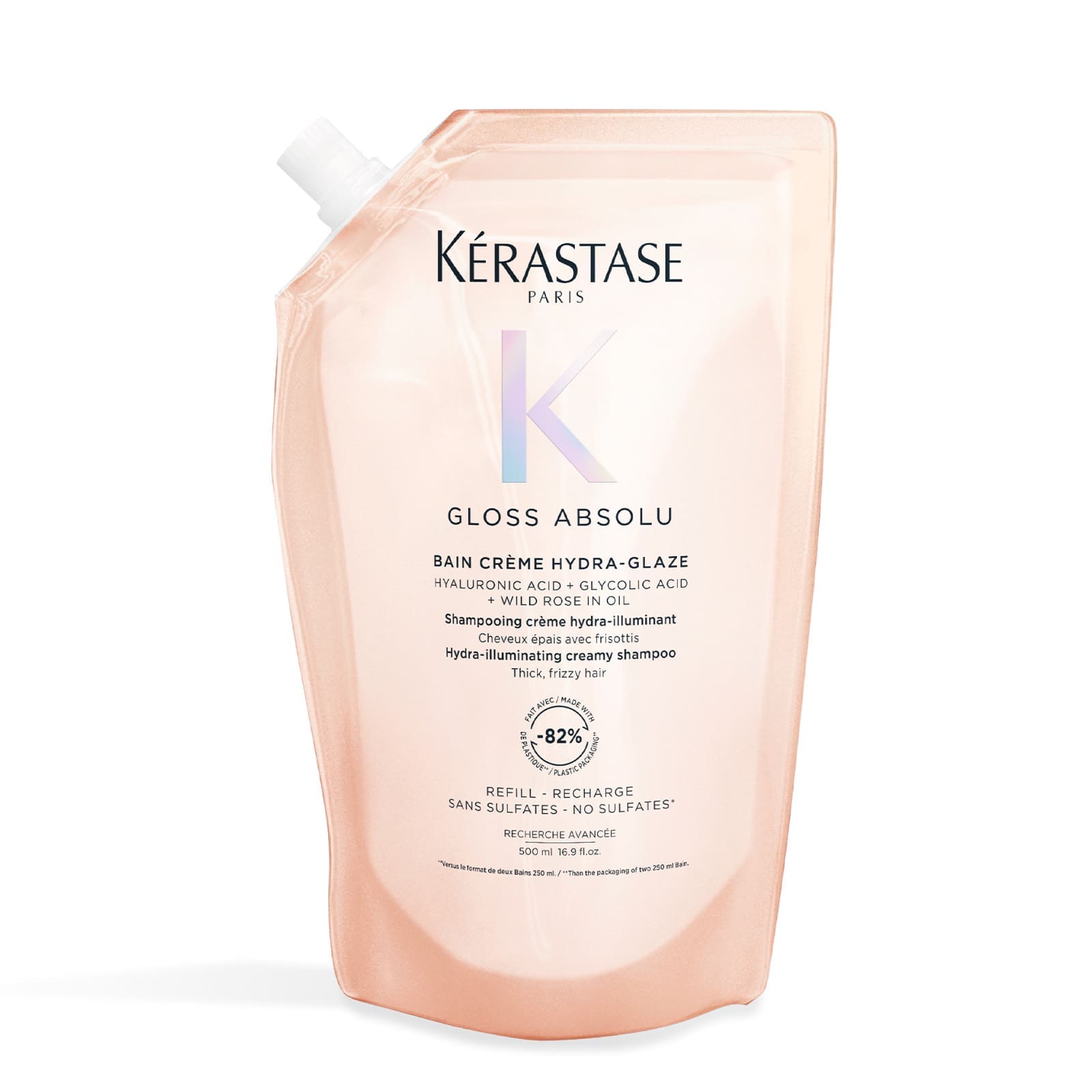 Refill Pouch – Gloss Absolu - Bain Crème Hydra-Glaze – 500ml